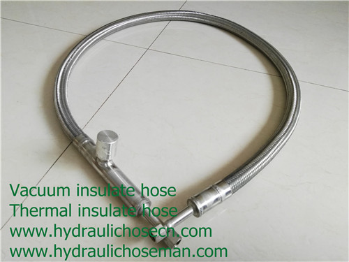 Stainless steel vacuum insulate hose export to Ecuador