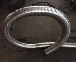 Stainless steel flexible exhaust